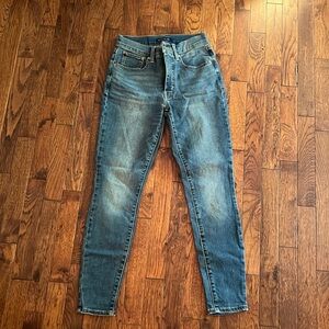 Lucky Brand High rise skinny Bridgette ankle jeans